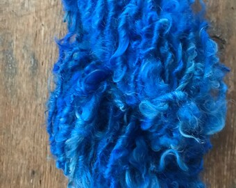 Crystal Blue Persuasion- handspun yarn, 20 yards