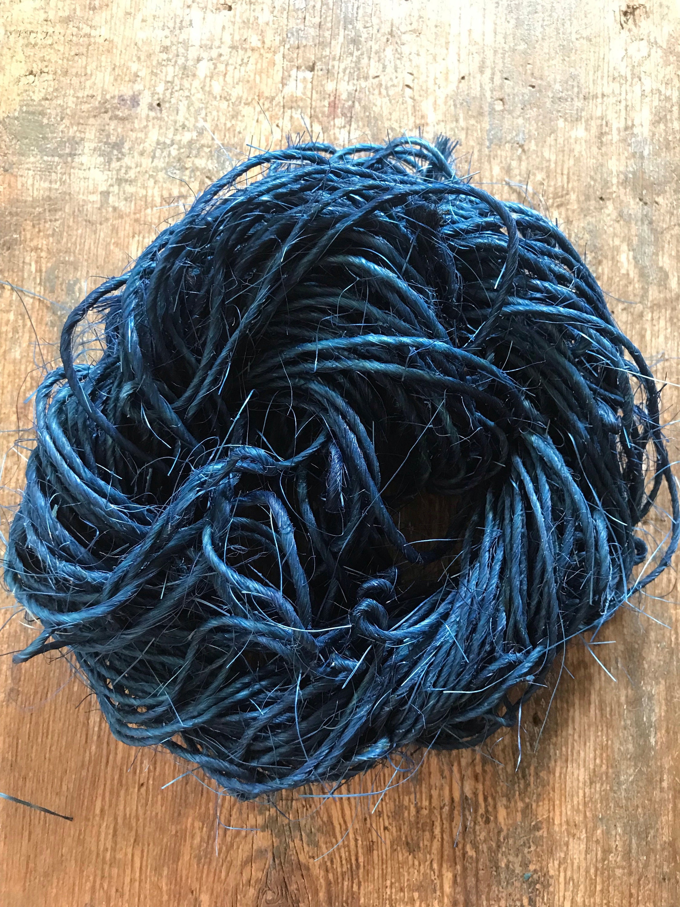 Sisal, indigo dyed, 50 yards - Thumbnail 6