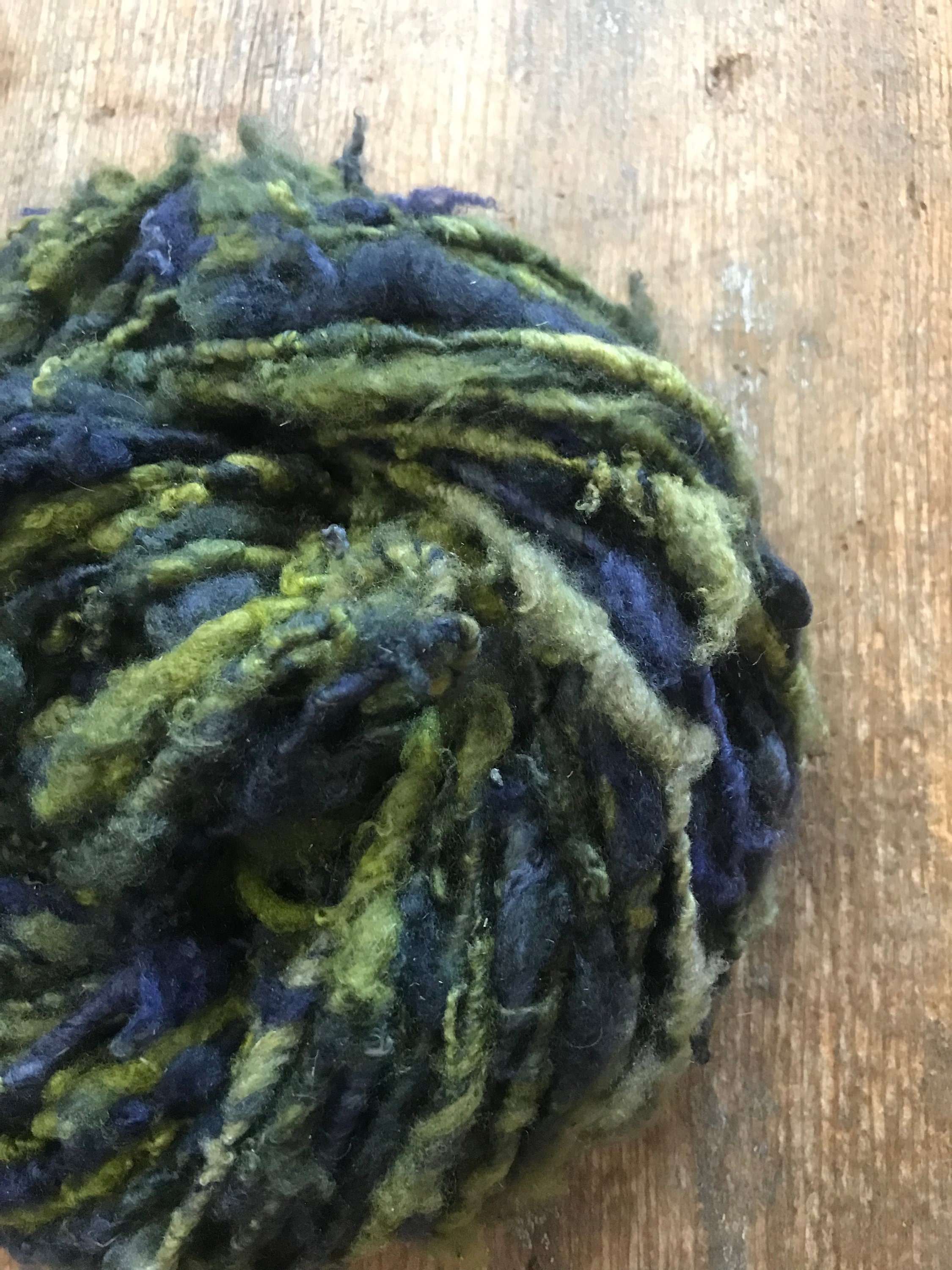 Fiddle Faddle merino wool locks yarn, 20 yards - Thumbnail 6