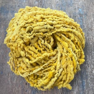 Buttered Popcorn - handgesponnene wilde Wolle von Southgarn mit Noppen