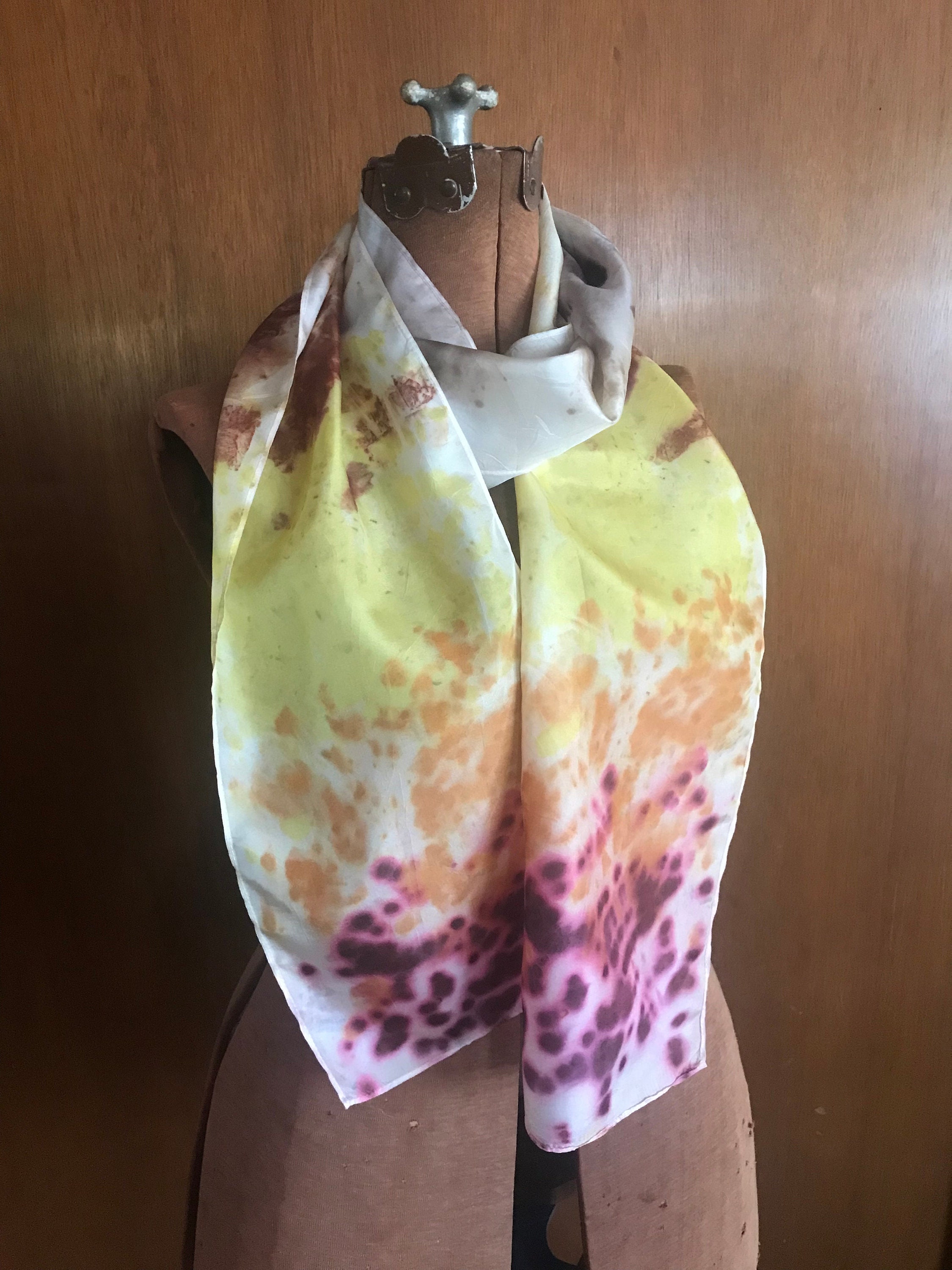 Dyed silks 
