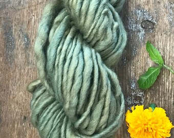 Marigold & Indigo naturally dyed handspun yarn, 50 yards