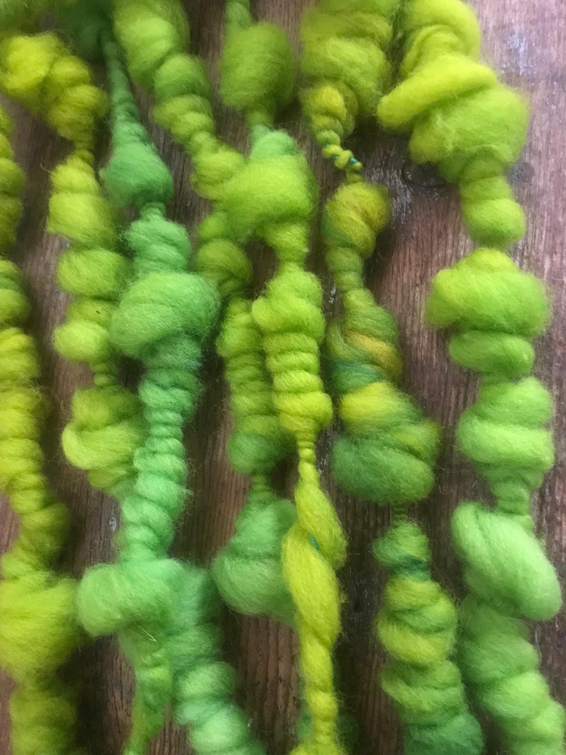 Mellow yellow thick n thin bulky coils, 7 yards - Thumbnail 5