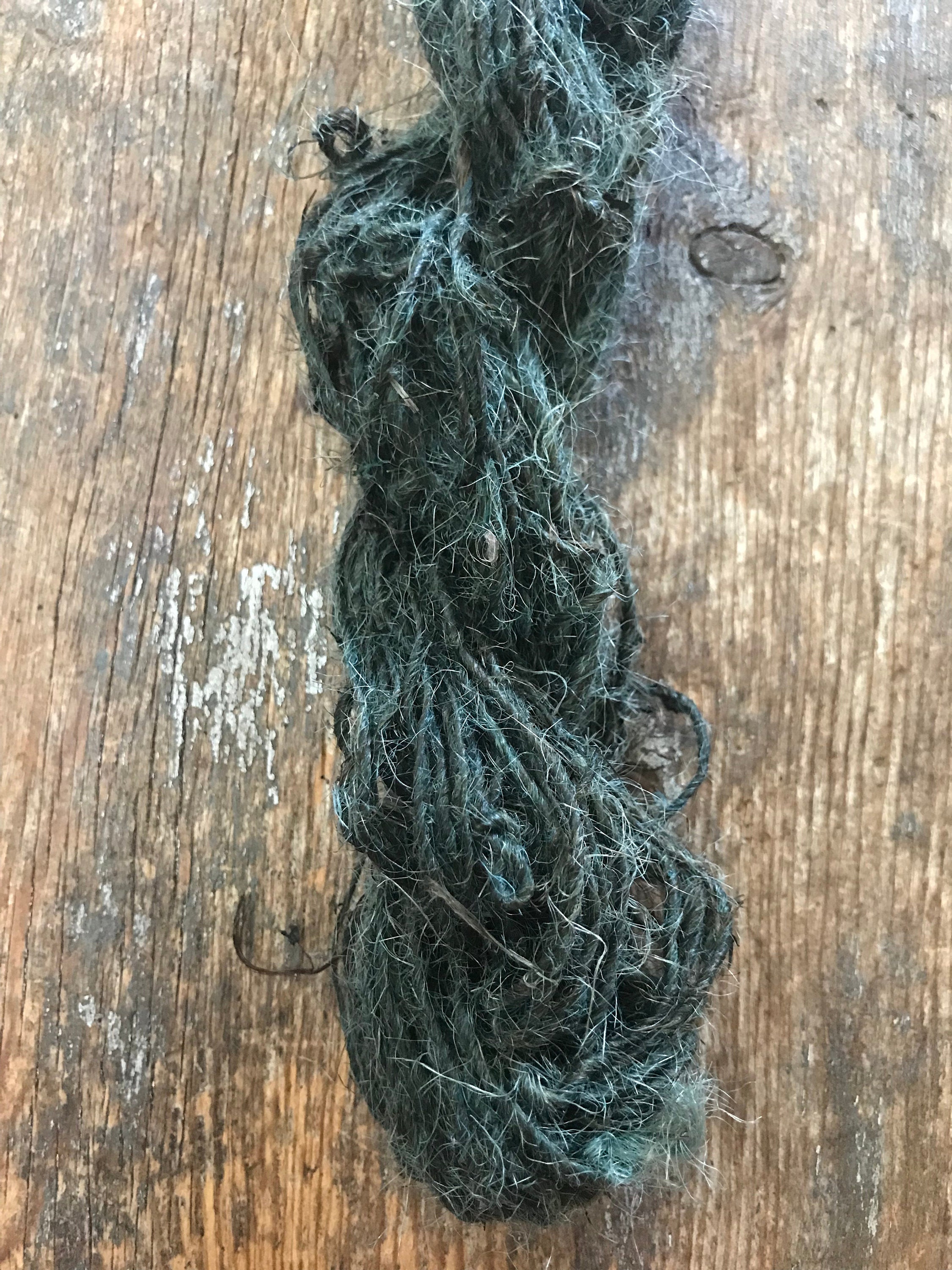 Jute, dyed teal, 50 yards - Thumbnail 4