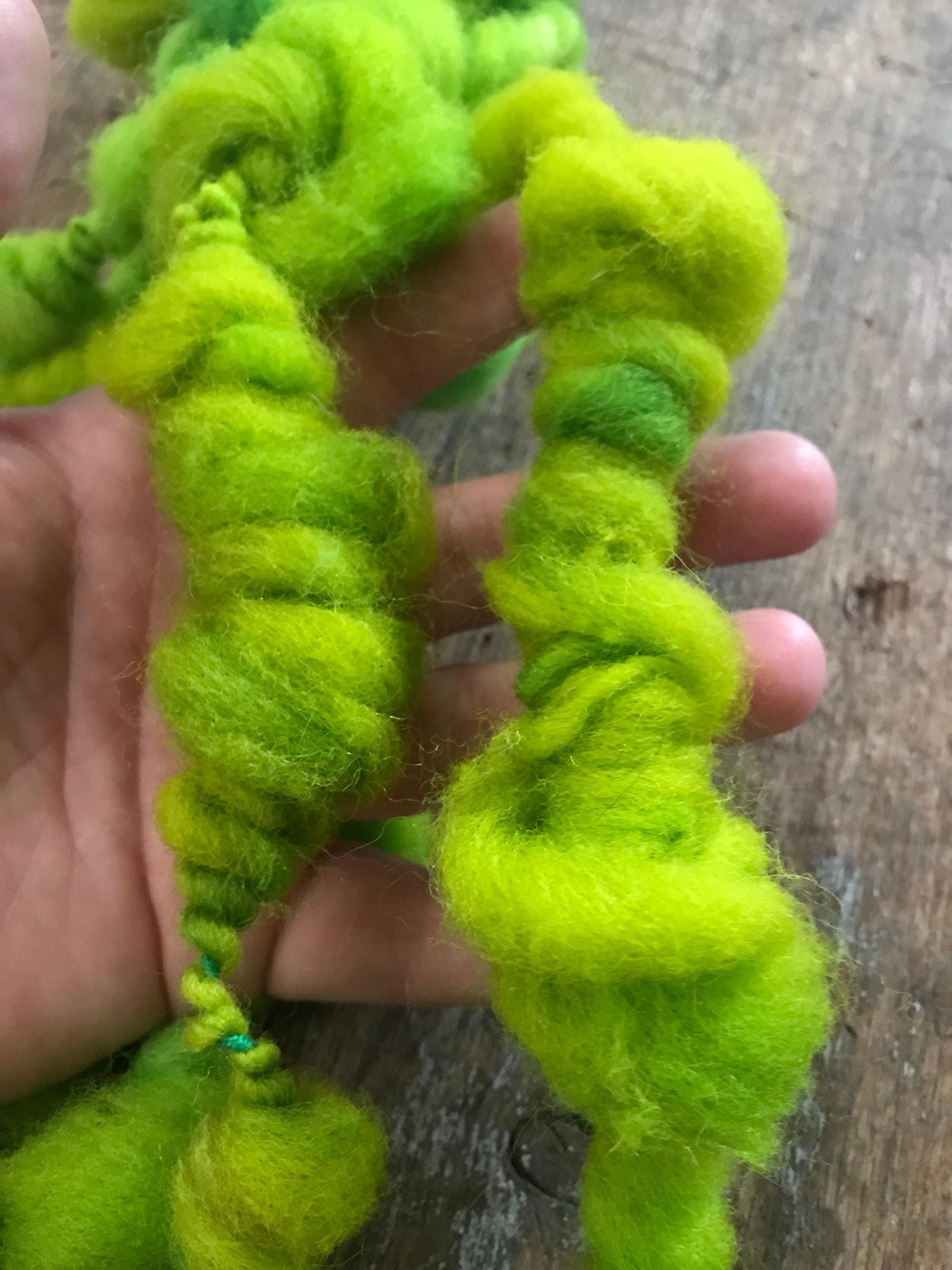 Mellow yellow thick n thin bulky coils, 7 yards - Thumbnail 2