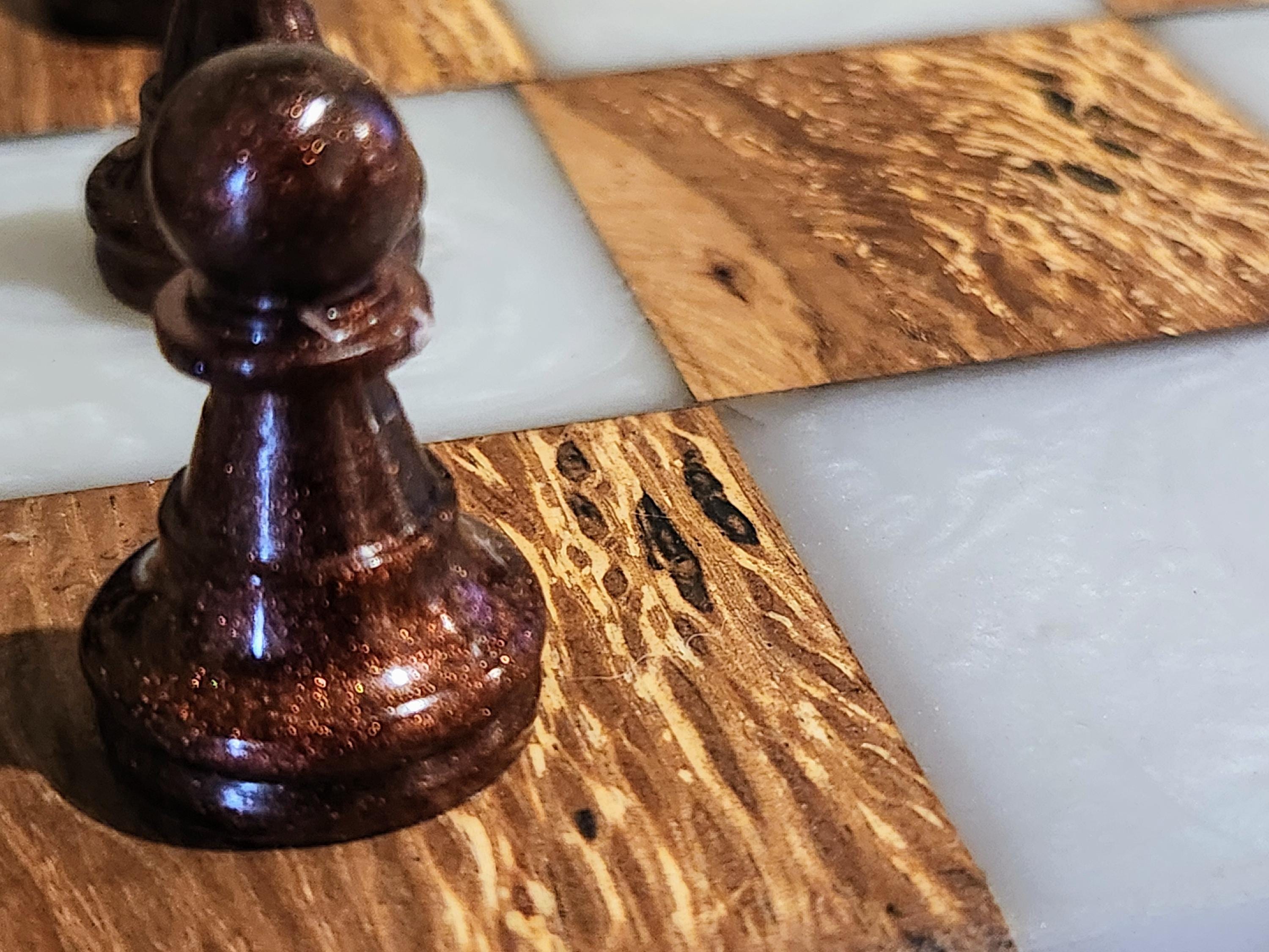 Handmade Chess/checkers Table - Etsy