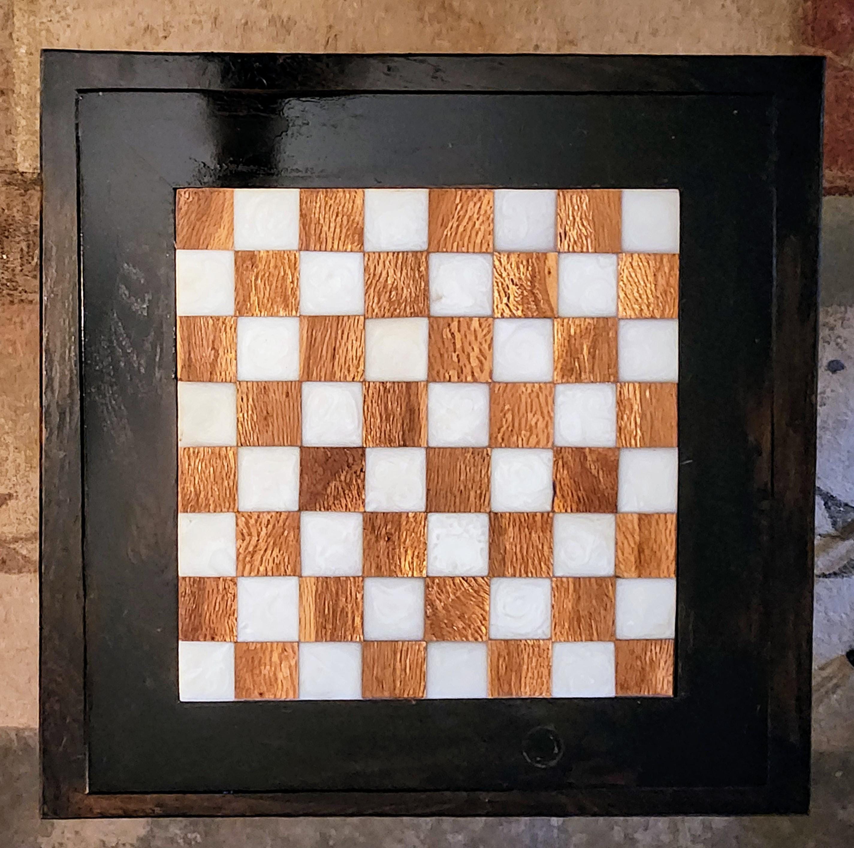 Handmade Chess/checkers Table - Etsy