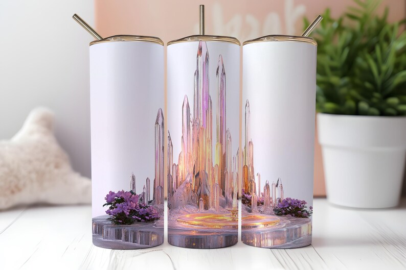 Ice Palace, 450 Designs, Tumbler Design Bundle, 20oz Skinny Tumbler