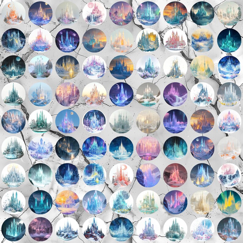 Ice Palace, 450 Designs, Coaster Designs, Unique Car Coaster, Car