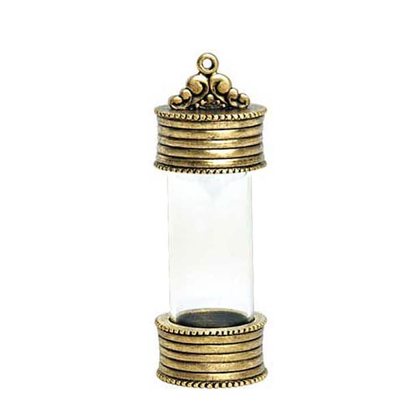 Bouquet de mariée Mariage Verre Souvenirs amulette. Médaillon en verre avec capuchon amovible.