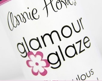 Glamour Glaze. The Best Glaze for Scrabble Pendants and Glass Pendants. Use with my Glamour FX Glass. BESTSELLER  Annie Howes.