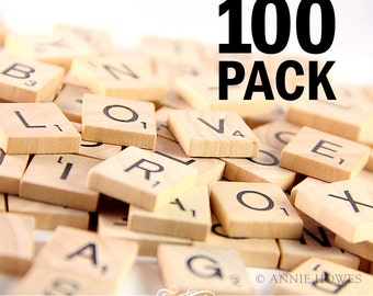 100 Pack Scrabble Tiles Scrabble Pendant Supplies. New. Never Used. AnnieHowes