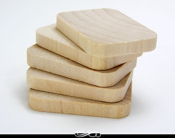 Wood Rectangle Cut Out - 1-3/8" x 1" x 3/16"