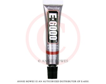 E-6000 Jewelry and Craft Adhesive .18 oz Tube. Annie Howes is an Authorized Distributor of E6000. Made in USA.