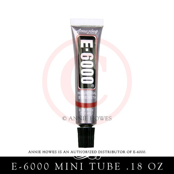 10 Pack of E-6000 Jewelry and Craft Adhesive .18 oz Tubes. Annie Howes is  an Authorized Distributor of E6000. Made in USA. 230400-10