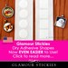 Pack of Glass Pendant Adhesive Sticky Shapes. Easy to Use Strip. Alternative to Glaze for Pendant Trays. Dry Adhesive. Glamour Stickies. 
