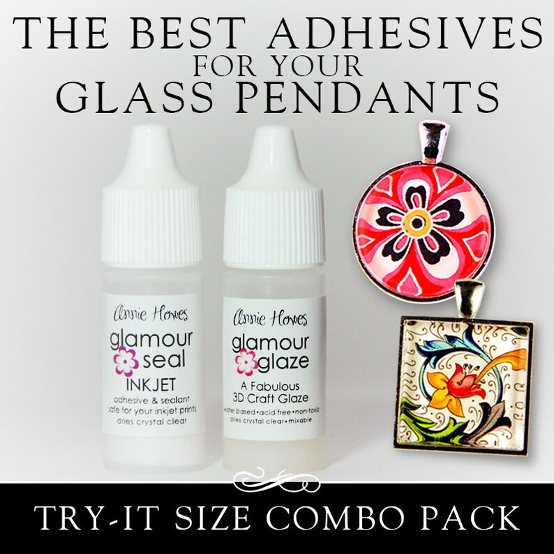 The BEST Glaze and BEST Glue for Photo Jewelry Necklaces. Etsy