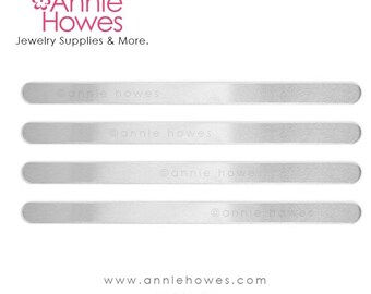 Longer size - Aluminum Bracelet Cuffs Blanks 3/8" x 7" Soft Strike bracelet cuffs.