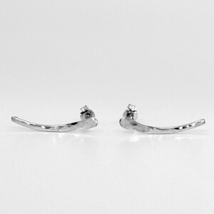 Ear Climber in Sterling Silver, single earring or pair, delicate, ear climber, sterling silver  earrings, silver earring, minimalist jewelry