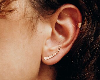 14k Gold Ear Cuff | Etsy