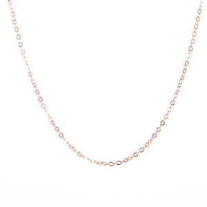 Thick 1.8mm Cable Chain Necklace in 14K Rose Gold-Fill, rose gold chain, minimalist layering, stackable, durable necklace, modern sparkly