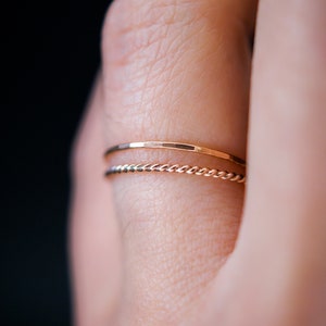 Fashion Rose Gold Color Twist Rope Stacking Wedding Rings,10,Rgd Fashion Rose Gold Color Twist Rope Stacking Wedding Rings,10,Rgd