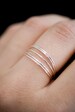 Set of 5 Ultra Thin Stacking Rings, Sterling Silver, skinny silver ring, silver rings, delicate silver ring, stacking ring, set of 5, midi 