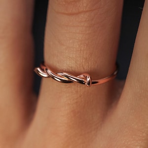 Barbed Wire Ring | 14k Rose Gold Filled, Silver, Gold | Thick durable unisex, wave, stacking ring, spiky wrapped, subtle substantial, gift