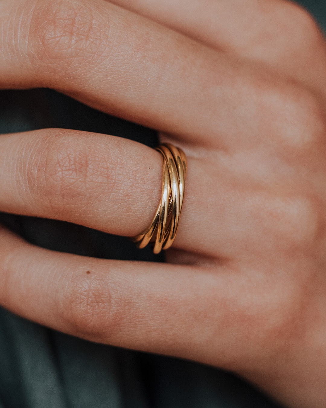 アクセサリー todayful Thin Ring 5 Set (gold) ゴールドリング