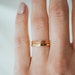Basic Stacking Ring Set of 3 in SOLID 14K Gold or Rose Gold - Etsy