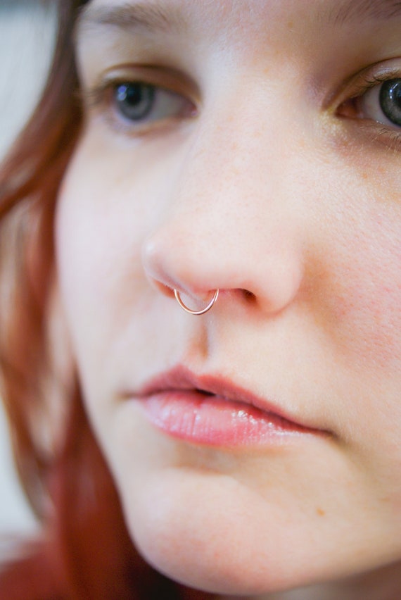 PETITE OPAL SEPTUM RING – Facets Of Earth