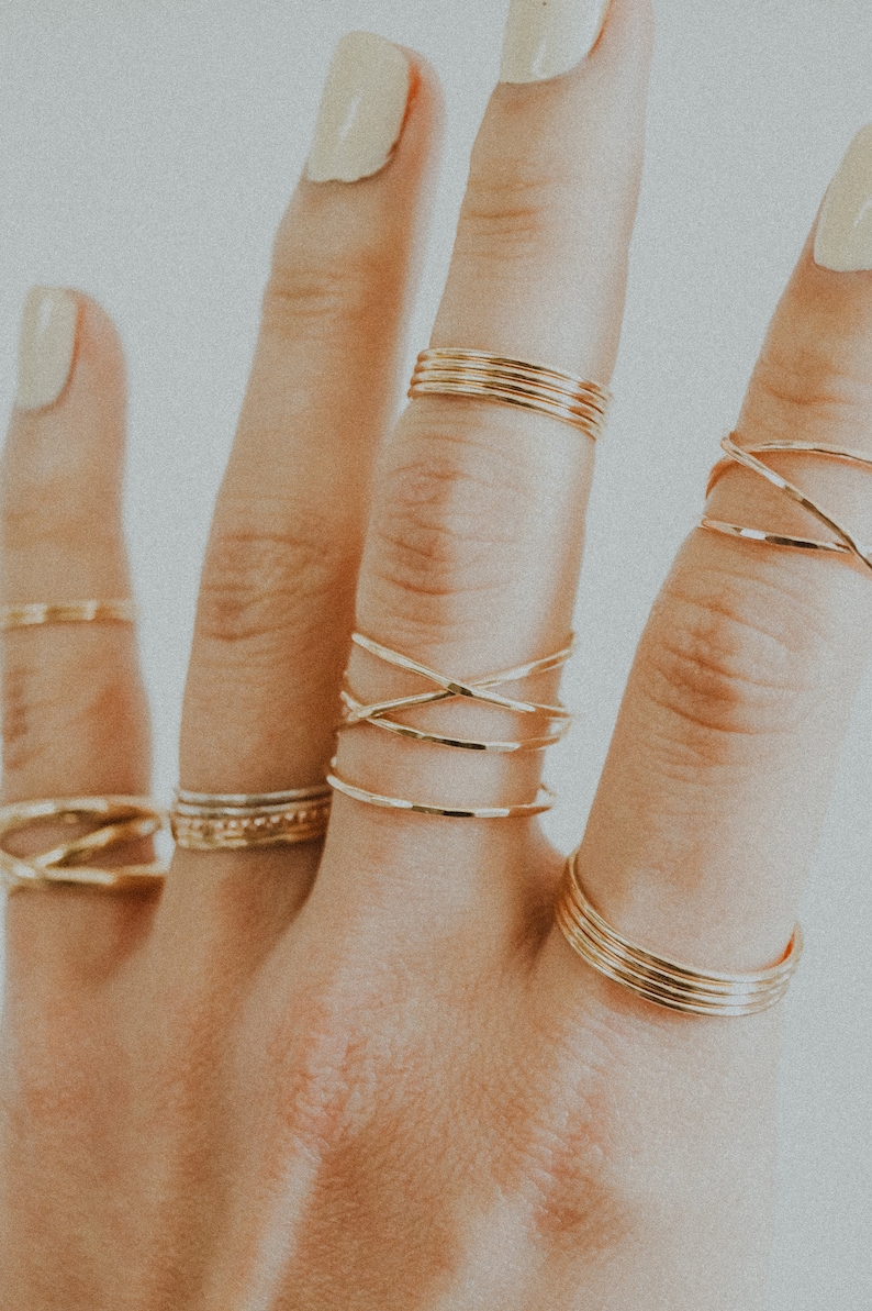 Large Wraparound ring, in 925 Sterling Silver, wrapped criss cross ring, woven ring, infinity, intertwined, overlapping, statement ring image 4