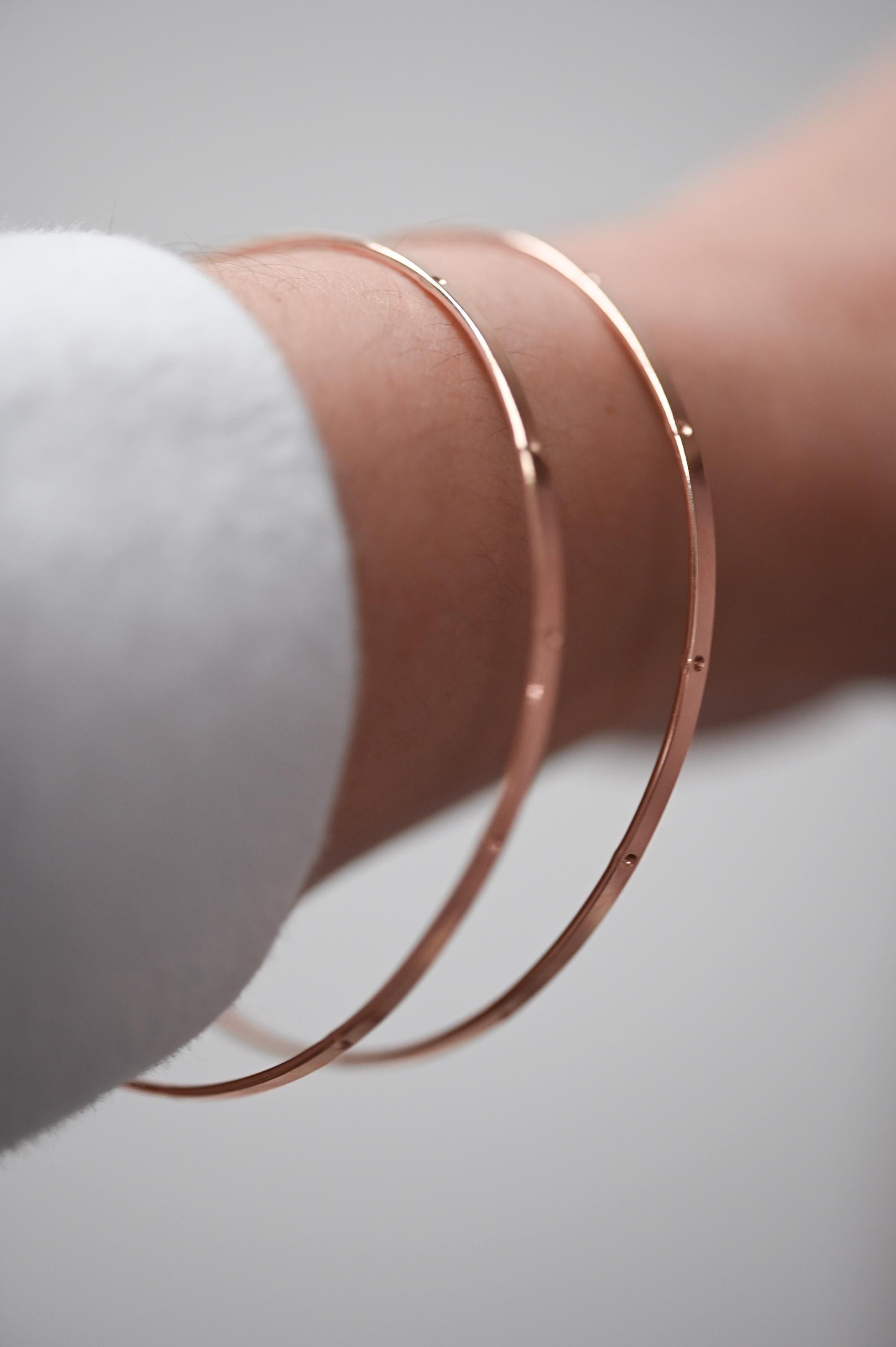 Llife 14KGP ONDULATION BANGLE 【公式通販】