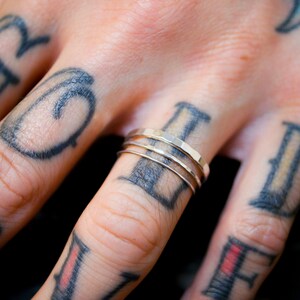 Men's Basic Stacking Set in 14K Gold Fill, 14K Rose Gold Fill, or ...