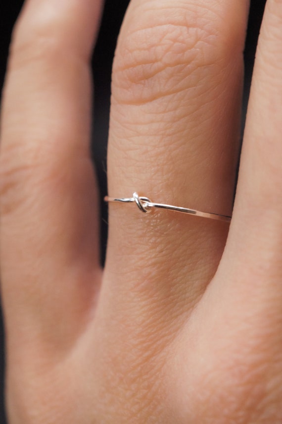 Etsy knot ring online
