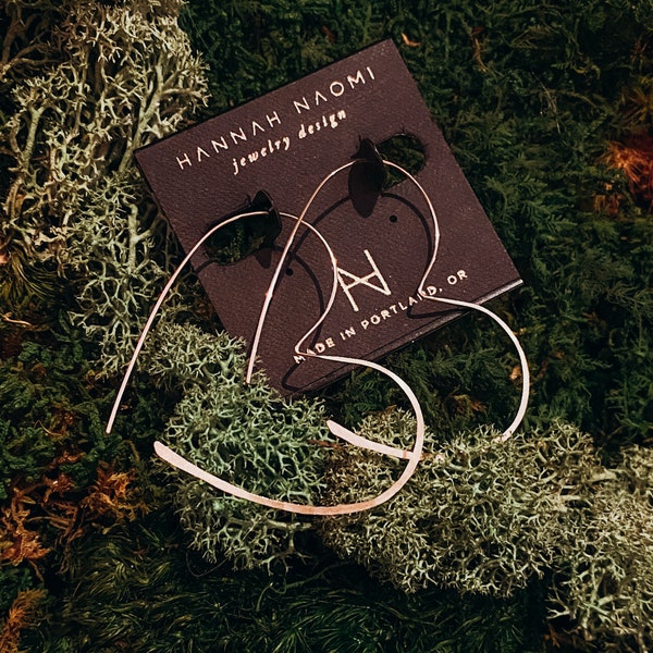 Aros de corazón rellenos de oro de 14 k, enhebrables en oro, plata o rosa, grandes, mini, amor