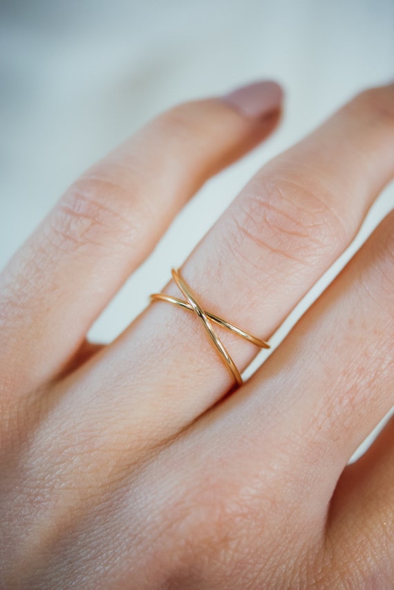 Korean Design Punk Gold Cross Ring Protect For Women Fashionable And  Personalized Girls Finger Jewelry For Parties From New__jewelry, $0.2 |  DHgate.Com
