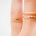 Dainty Rose Gold Stacking Ring Sets, Ultra Thin, Twist Rings, Stacked ...