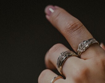 AE TWIN LINK RING エーイー ツインリンクリング さくらシェイプ・7mm ＆ 8.5mm ツインフラワーリング（10.5〜16