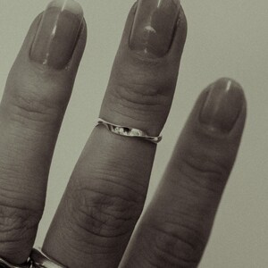 Mobius Ring Stack Mobius Band in 14K Gold Fill, Wave Ring, Twisted Band, Mobius Strip ...