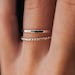 Thin Twist Stacking Set of 3 Rings in 14K Gold Fill, Rose Gold or ...