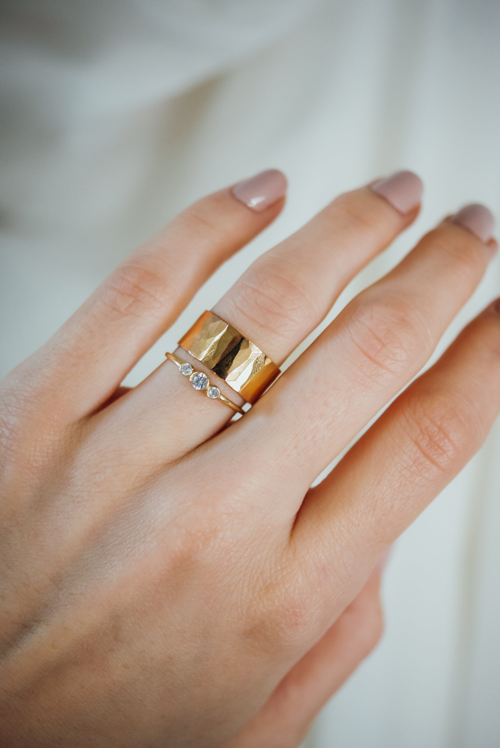 14k wide band ring deals