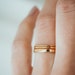 Basic Stacking Ring Set of 3 in SOLID 14K Gold or Rose Gold - Etsy