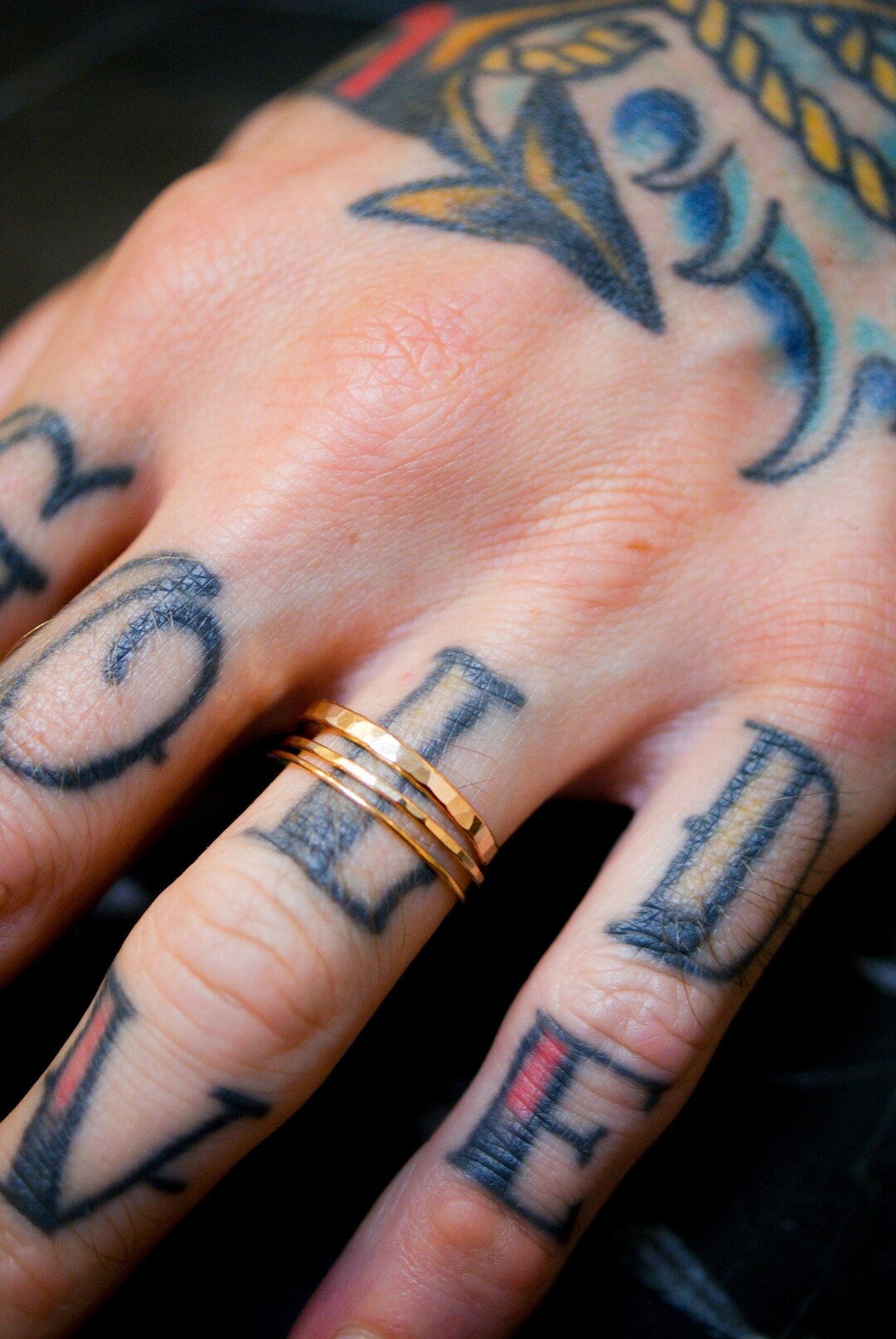 Men's Basic Stacking Set in 14K Gold Fill, 14K Rose Gold Fill, or ...