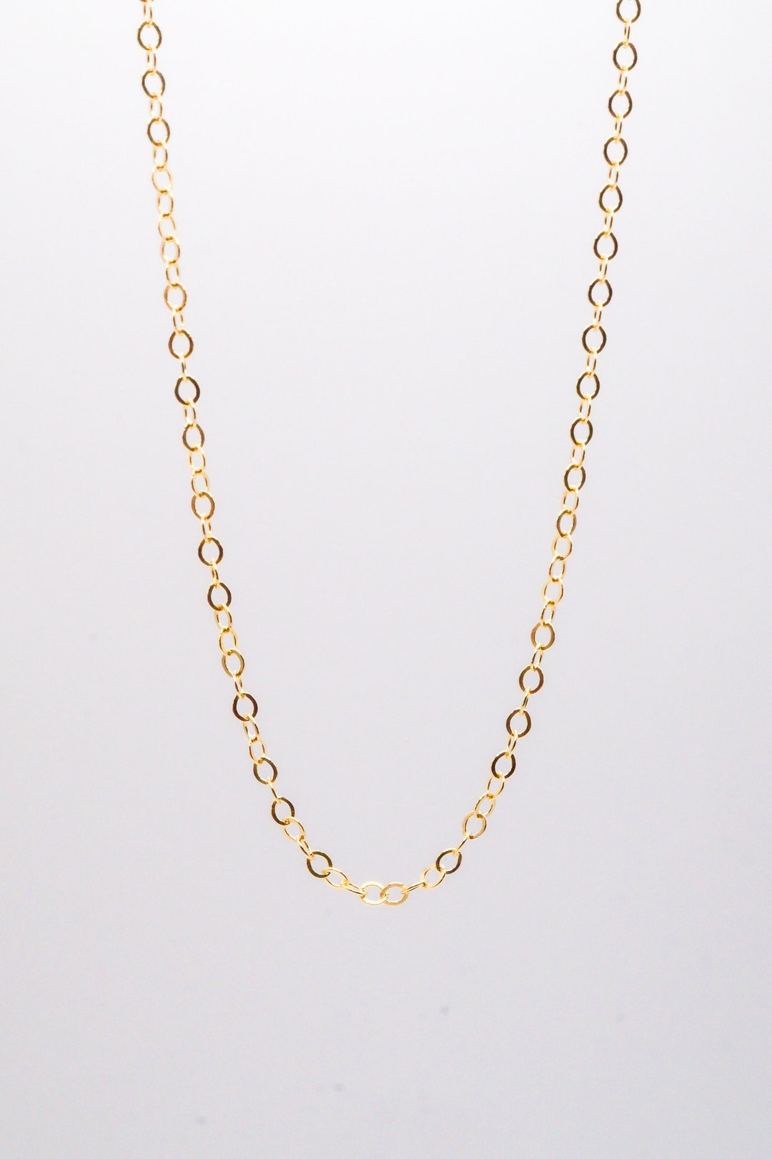 Thick 1.8mm Chain Necklace in 14K Goldfill, Cable, Minimalist