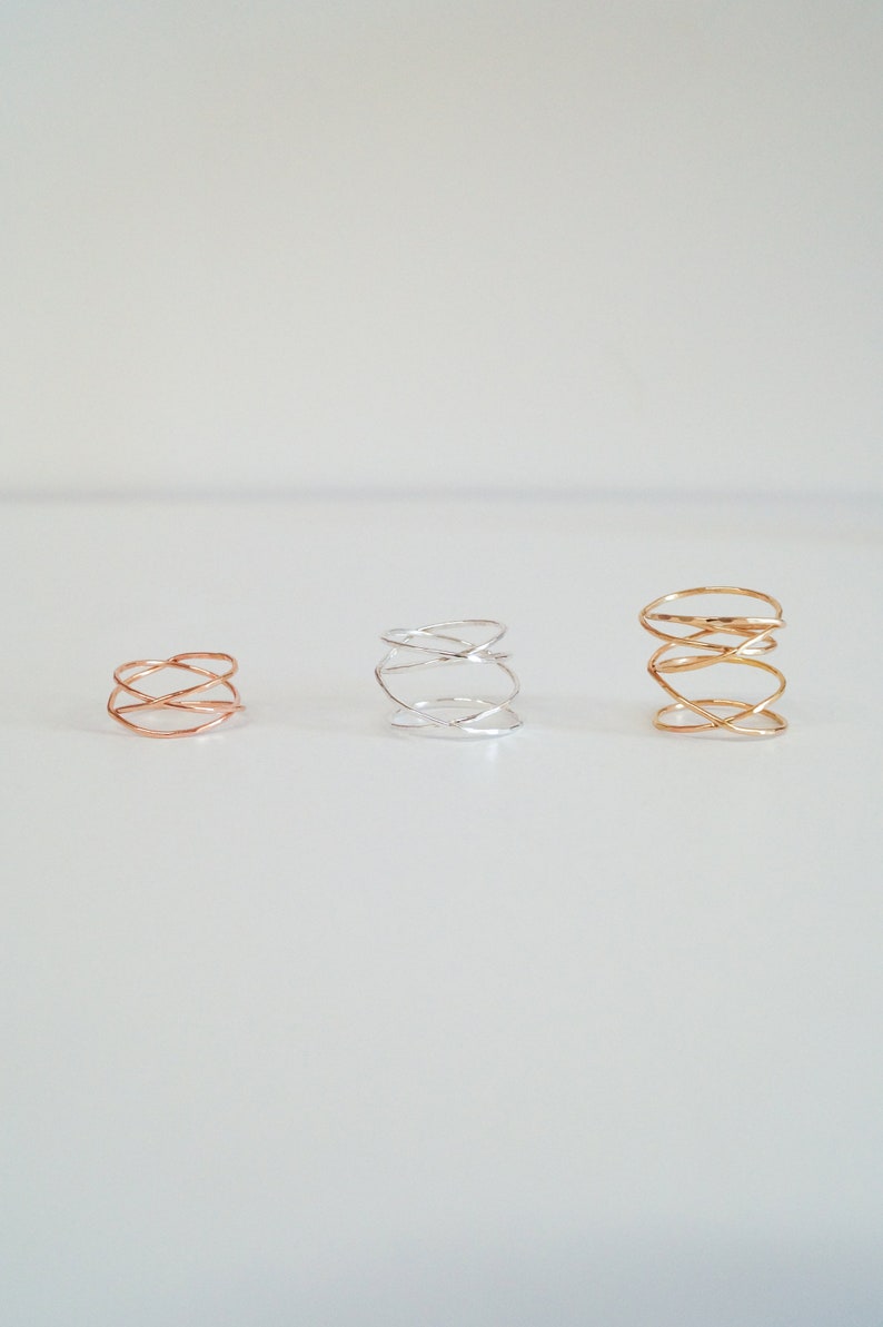 sterling silver wrap ring silver wrap around ring infinity Extra Large Sterling Silver Wraparound ring wrapped silver ring silver ring