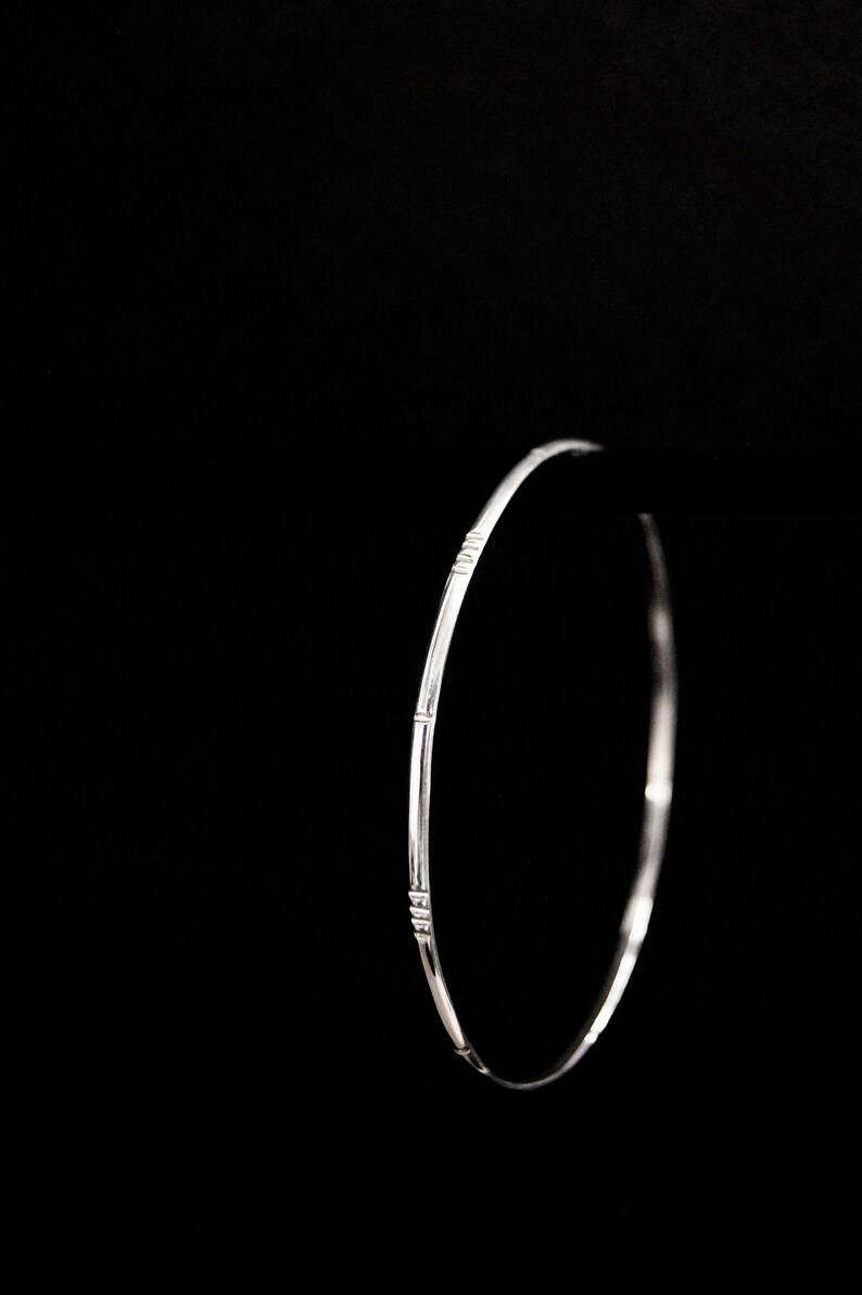 Lined Bangle in 14K Gold Fill Rose Gold Fill or Sterling Etsy