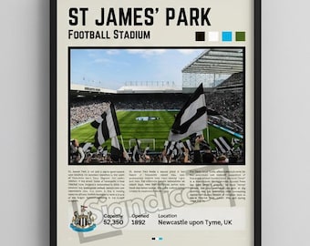 Arte del Newcastle United / Estadio St. James' Park