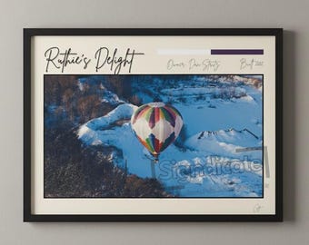 El deleite de Ruthie / Arte mural con globos aerostáticos