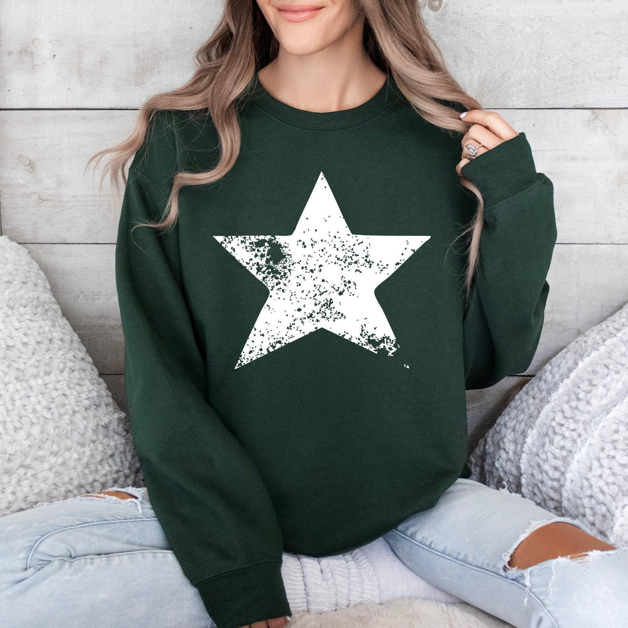 White Star Hoodie Etsy